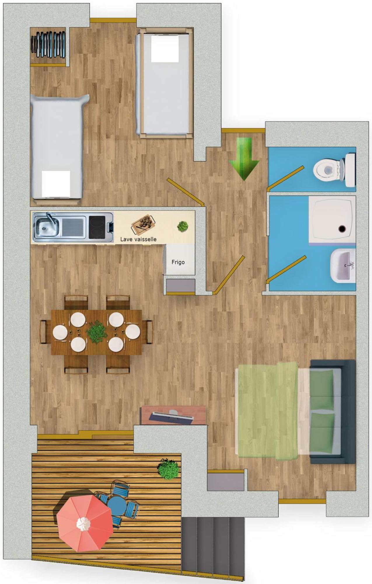 Maison Privilège (2-5 Adultes)